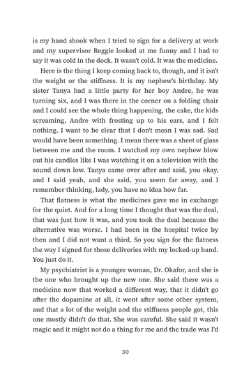 Sample page 4 from A New Mechanism: Cobenfy Schizophrenia Stories