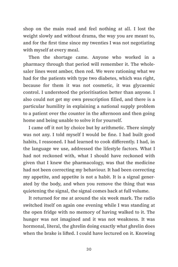 Sample page 4 from After the Shot: GLP-1 Weight Regain Testimonials