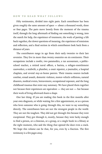 Sample page 2 from After the Trauma: Post-Traumatic Stress Disorder (PTSD) Recovery Stories