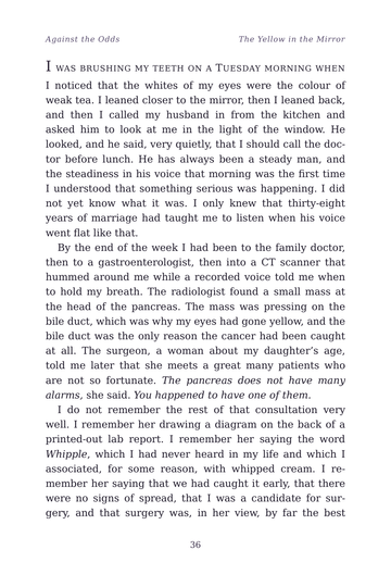 Sample page 5 from Against the Odds: Pancreatic Cancer Stories