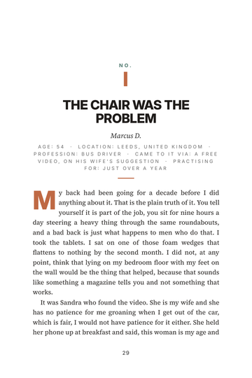 Sample page 3 from Against the Wall: Wall Pilates Testimonials