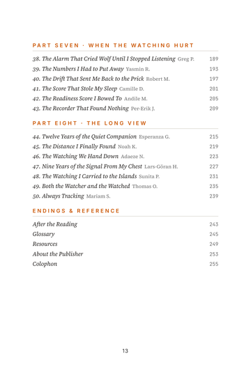 Sample page 3 from Always Tracking: Continuous Monitoring Stories
