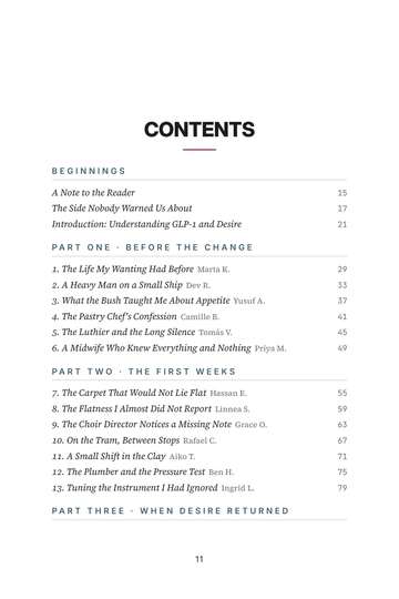 Sample page 1 from An Unexpected Effect: GLP-1 and Sexual Desire Stories