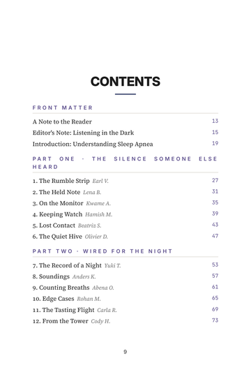 Sample page 1 from Apnea Awakenings: Sleep Apnea Treatment Stories