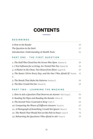 Sample page 1 from Asking the Algorithm: AI Health Tool Stories