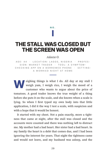 Sample page 3 from Asking the Algorithm: AI Health Tool Stories