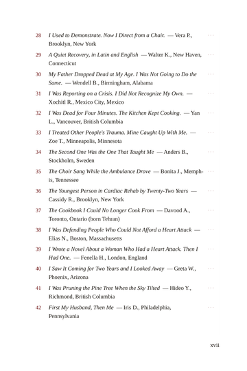 Sample page 3 from Back from the Brink: Heart Attack Survival Stories