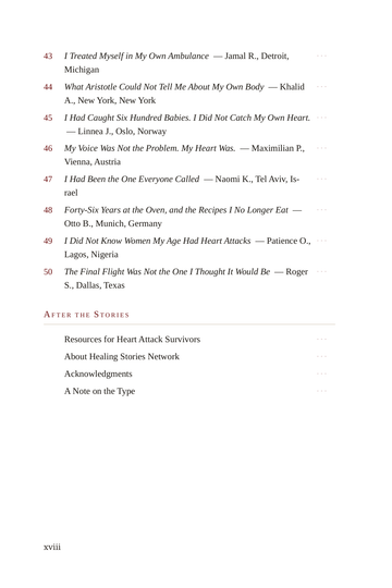 Sample page 4 from Back from the Brink: Heart Attack Survival Stories