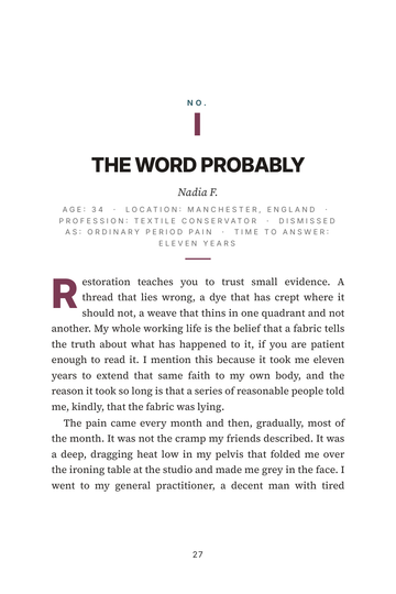 Sample page 3 from Believe Me: Overcoming Medical Gaslighting Stories