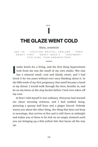 Sample page 1 from Beyond Morning Sickness — a first-person Hyperemesis Gravidarum story