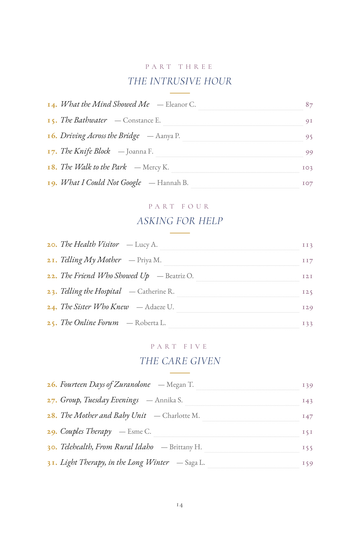 Sample page 2 from Beyond the Baby Blues: Postpartum Depression Stories