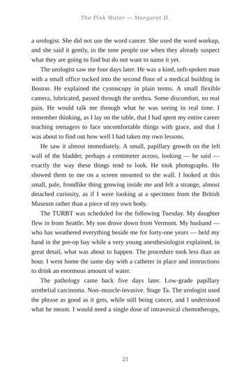 Sample page 5 from Beyond the Diagnosis: Bladder Cancer Stories