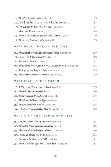 Sample page 2 from Billing Blues: Medical Debt Recovery Stories