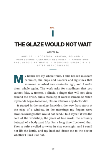 Sample page 3 from Blocking the Signal: JAK Inhibitor Stories