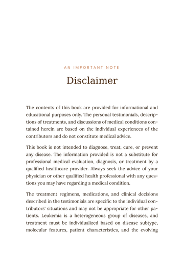 Sample page 1 from Blood Battles: Leukemia Survival Stories