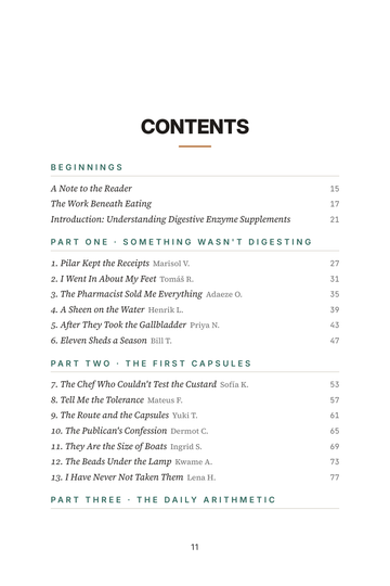 Sample page 1 from Breaking It Down: Digestive Enzyme Stories