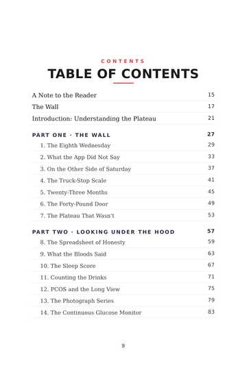 Sample page 1 from Breaking Through: Weight Loss Plateau Success Stories
