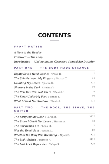 Sample page 1 from Breaking the Loop: Obsessive-Compulsive Disorder (OCD) Recovery Stories