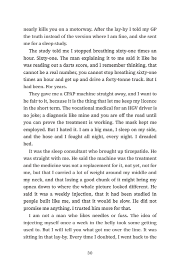 Sample page 4 from Breathing Through the Night: Tirzepatide Sleep Apnea Stories
