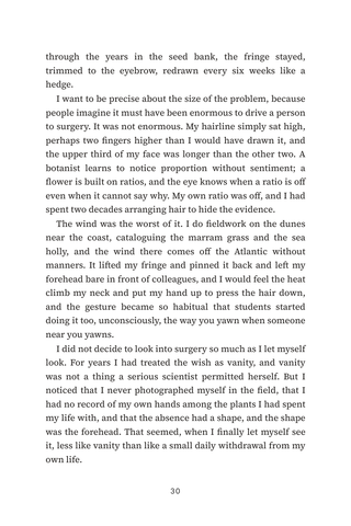 Sample page 2 from Bringing It Forward — a first-person Hairline Lowering story