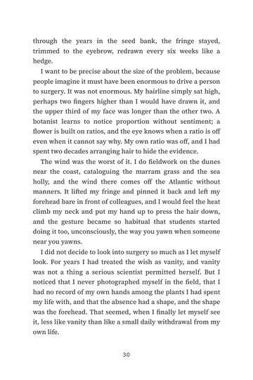 Sample page 4 from Bringing It Forward: Hairline Lowering Stories