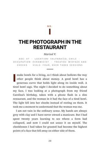 Sample page 1 from Building Beauty — a first-person Sculptra story