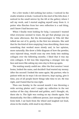 Sample page 2 from Building Beauty — a first-person Sculptra story