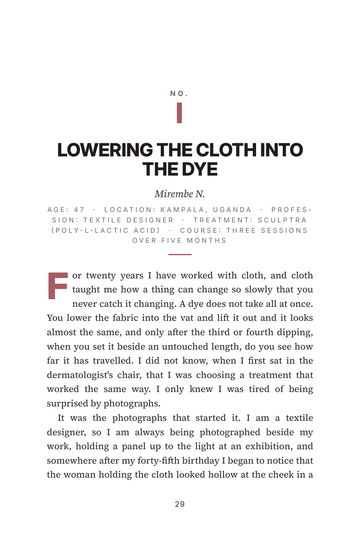 Sample page 3 from Building Collagen: Biostimulator Injectable Stories