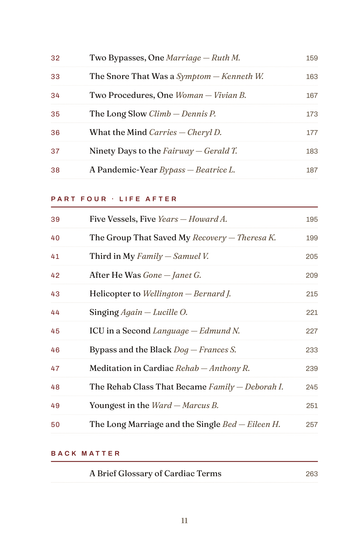 Sample page 3 from Bypassing Fear: Life After Open-Heart Surgery