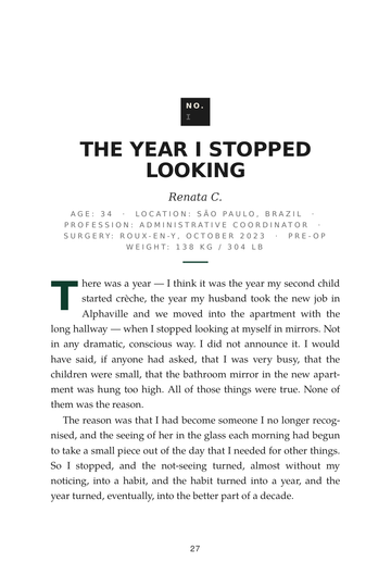 Sample page 1 from Bypassing Obesity: Gastric Bypass Transformation Stories