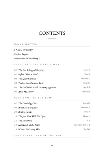 Sample page 1 from Calm After the Storm: Anxiety Recovery Stories