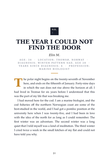 Sample page 4 from Chasing Light: Seasonal Affective Disorder (SAD) Recovery Stories