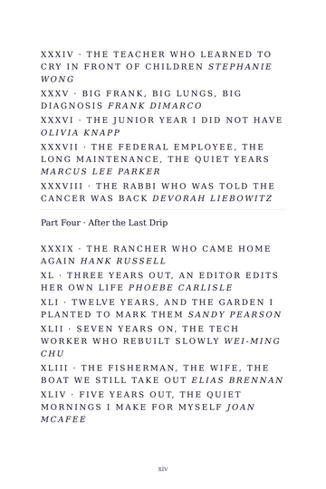 Sample page 4 from Chemo Courage: Stories from the Infusion Chair