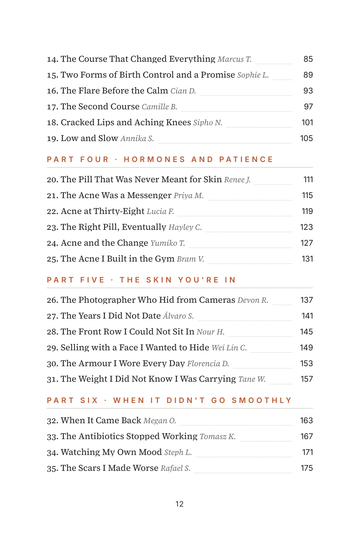 Sample page 2 from Clear Skin Ahead: Severe Acne Recovery Stories