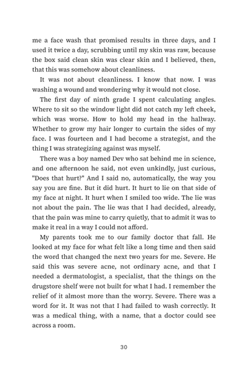 Sample page 5 from Clear Skin Ahead: Severe Acne Recovery Stories