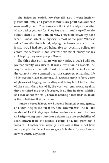 Sample page 5 from Clear Vision: LASIK Surgery Stories