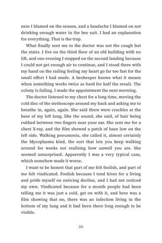 Sample page 2 from Clearing the Lungs — a first-person Pneumonia Recovery story
