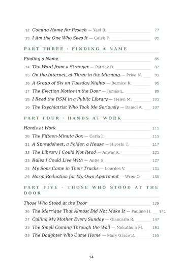 Sample page 2 from Clearing the Way: Hoarding Recovery Stories