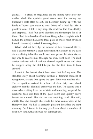 Sample page 6 from Clearing the Way: Hoarding Recovery Stories