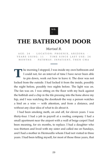 Sample page 1 from Coming Clean: Meth Recovery Stories