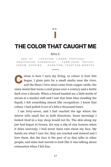 Sample page 4 from Copper Peptide Chronicles: GHK-Cu Testimonials