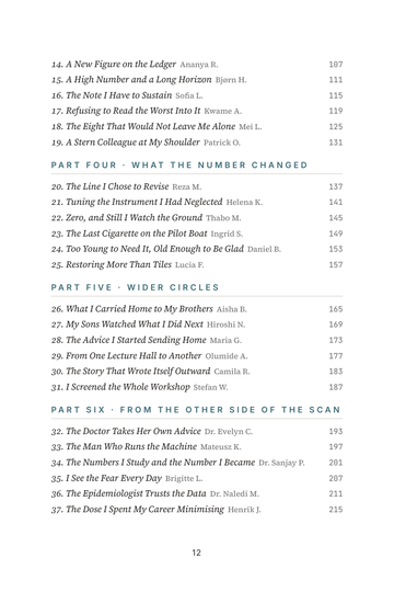 Sample page 2 from Counting the Calcium: CAC Scan Stories