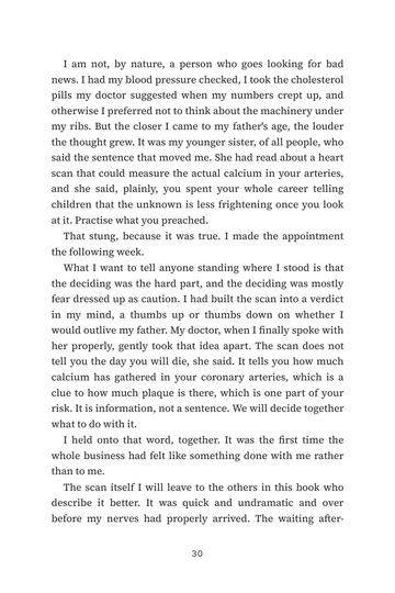 Sample page 4 from Counting the Calcium: CAC Scan Stories