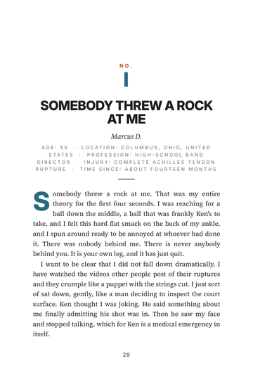 Sample page 3 from Court Casualties: Pickleball Injury Recovery Stories
