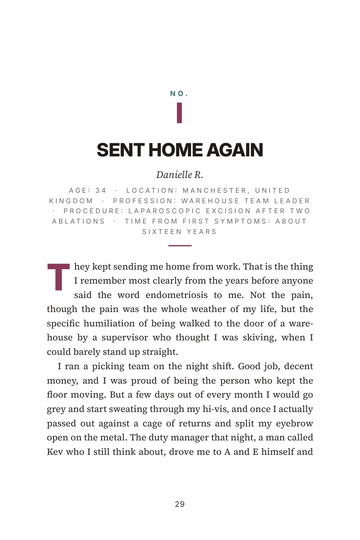 Sample page 3 from Cutting It Out: Endometriosis Excision Surgery Stories