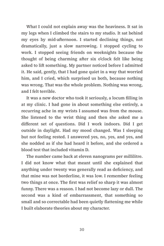 Sample page 2 from D-Day — a first-person Vitamin D Deficiency story