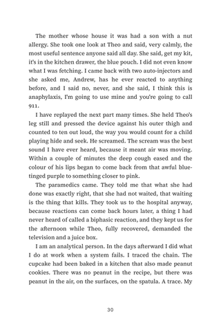 Sample page 2 from Epi-Saved — a first-person Anaphylaxis Survivors story