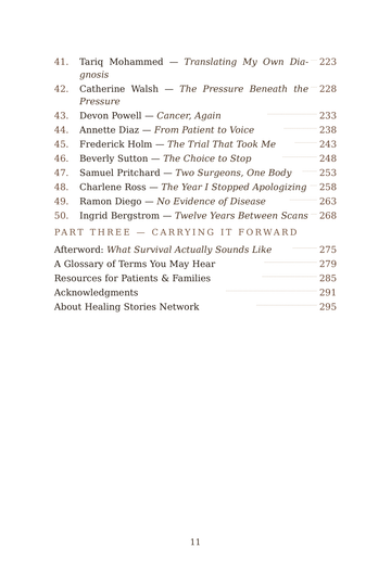 Sample page 3 from Filtered Through Fire: Kidney Cancer Stories