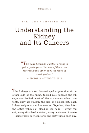 Sample page 4 from Filtered Through Fire: Kidney Cancer Stories