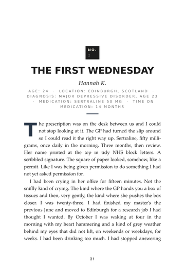 Sample page 5 from Finding Balance: Psychiatric Medication Stories
